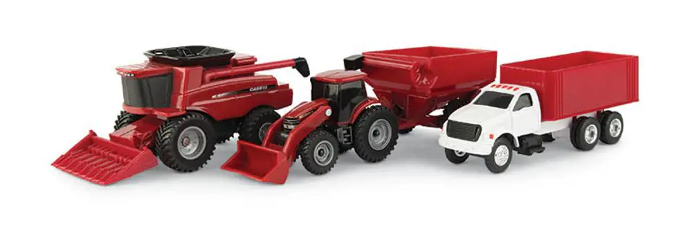 Image 2 for #ZFN47004 ERTL Collect N Play Case IH 4" 4-Piece Farm Set