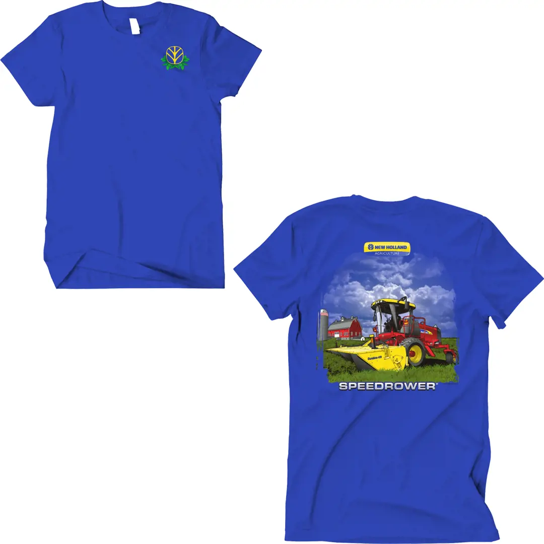 Image 1 for #NH34 New Holland Windrower T-Shirt