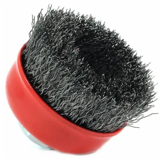Image 2 for #F72755 Cup Brush, Crimped, 2-3/4 in x .014 in x 5/8 in-11 Arbor