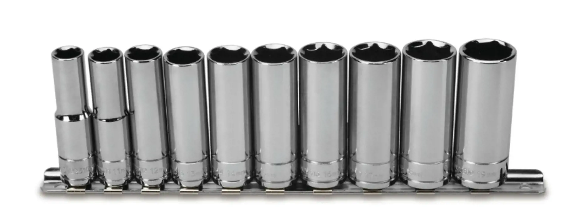 Image 1 for #SN22501 New Holland 3/8" Drive Deep 6 Point Socket Sets 10-Piece Socket Set(Metric)
