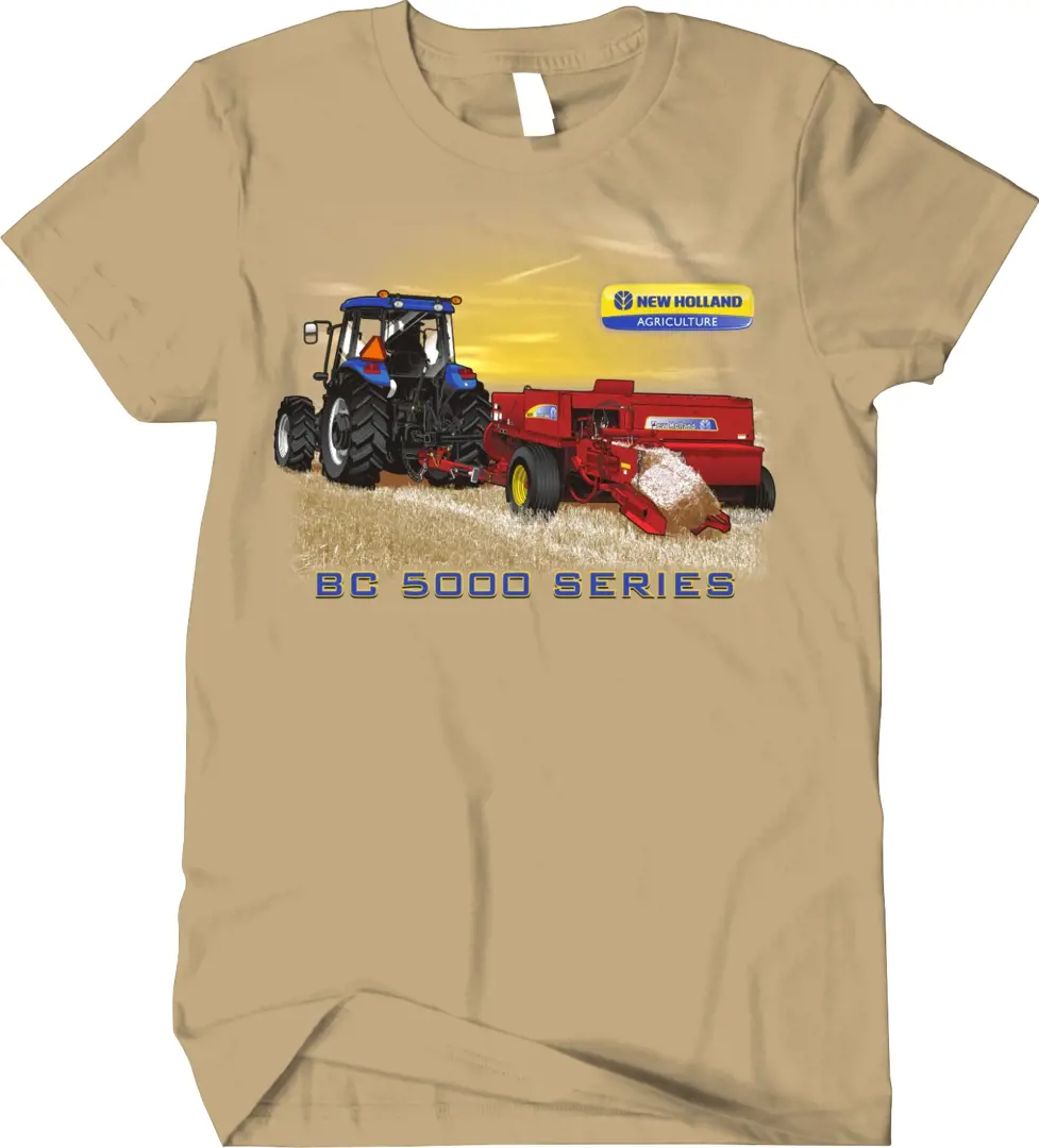Image 3 for #NH29 New Holland Small Square Baler T-Shirt