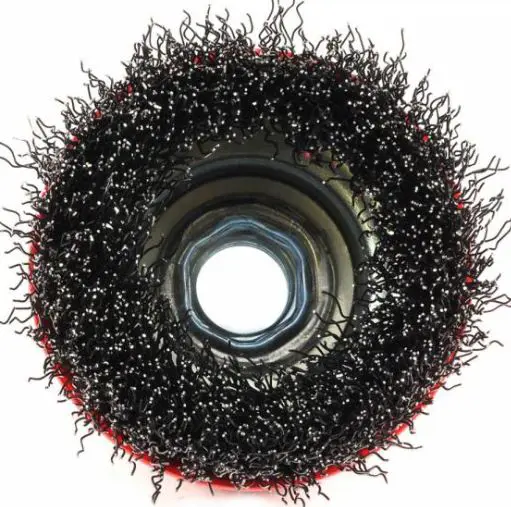 Image 3 for #F72755 Cup Brush, Crimped, 2-3/4 in x .014 in x 5/8 in-11 Arbor