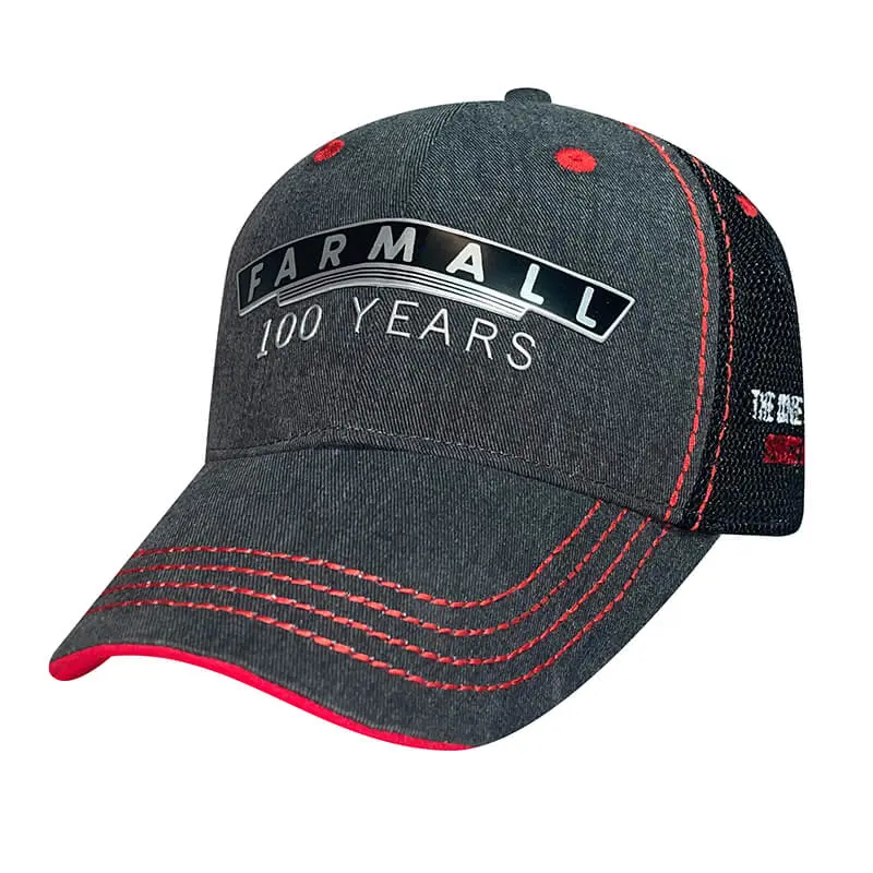 Image 1 for #IH07-2787 Farmall 100 Years Velcro Cap