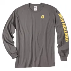 Apparel & Collectibles #259557 New Holland Grey Long Sleeve T-Shirt