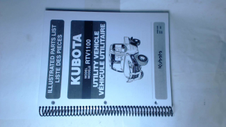 Kubota #97898-41830 RTV1100 Parts Manual