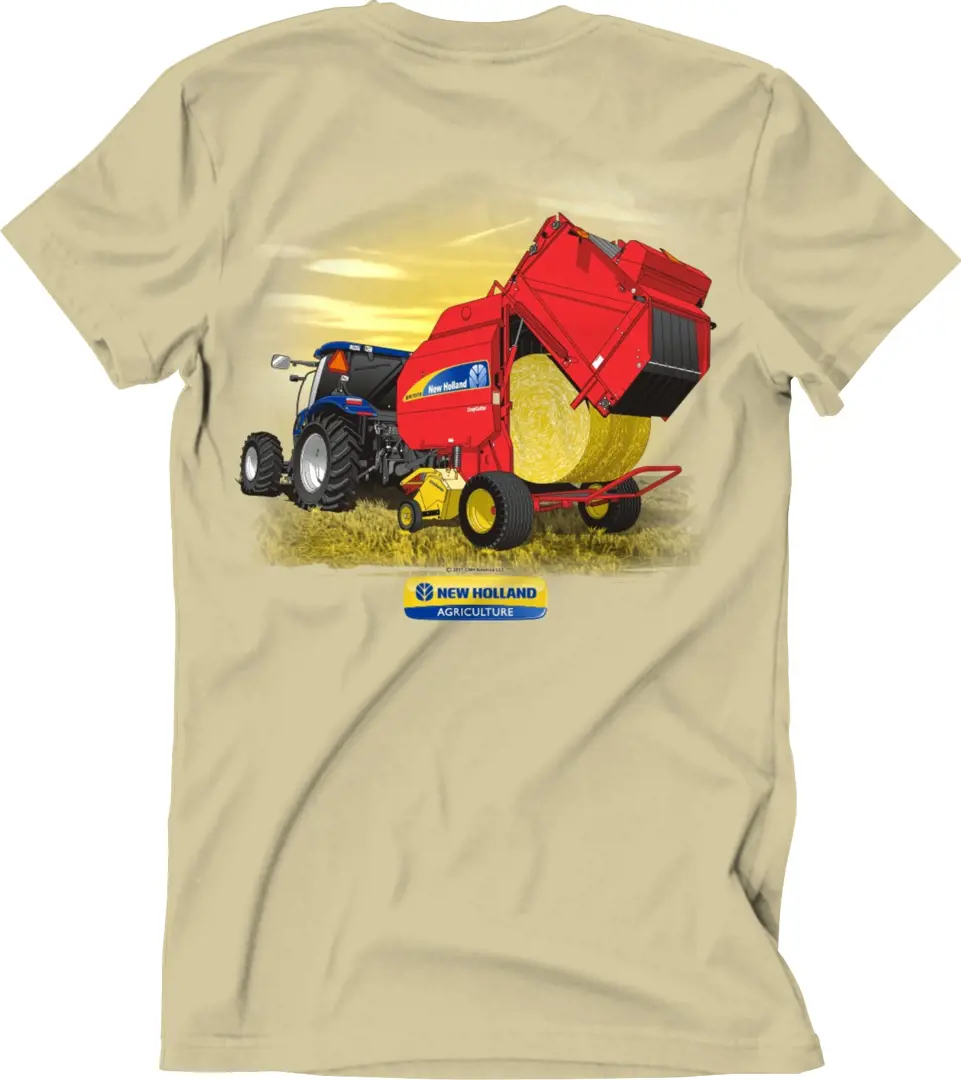 Image 3 for #NH26 New Holland Hay Tools T-Shirt