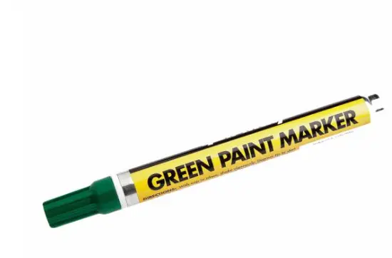 Image 1 for #F70823 GREEN PAINT MARK