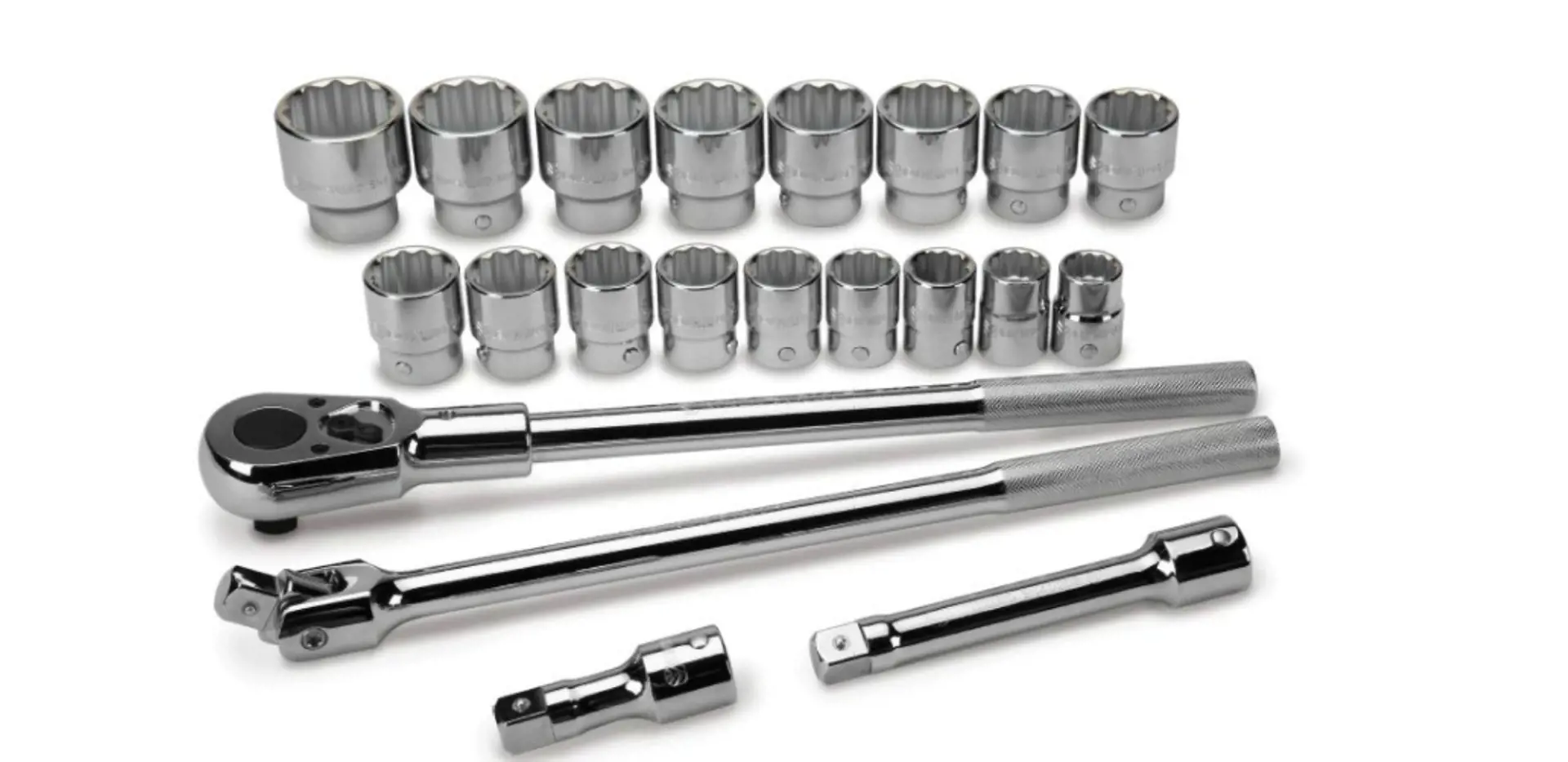 Image 1 for #SN40001 NEW HOLLAND 3/4" Drive 21-Piece Socket Set (In Metal Storage Box)
