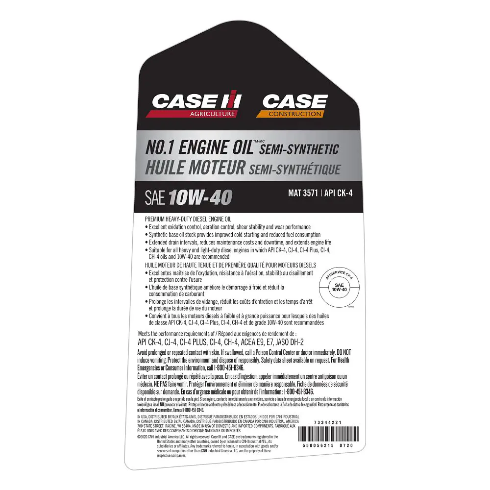 Image 4 for #73344221 10W-40 CK-4 Engine Oil