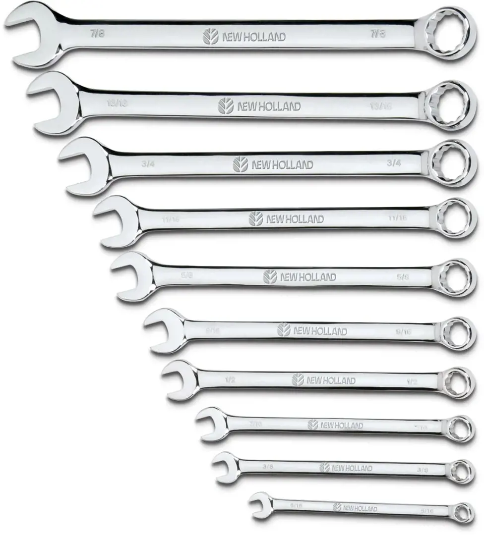 Image 2 for #SN60001 New Holland Combination Wrench Sets11pc Wrench SAE Set