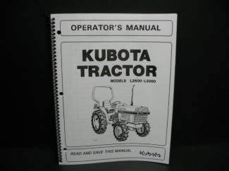 Kubota L2600/L3000 Owners Manual Part #TC020-19713