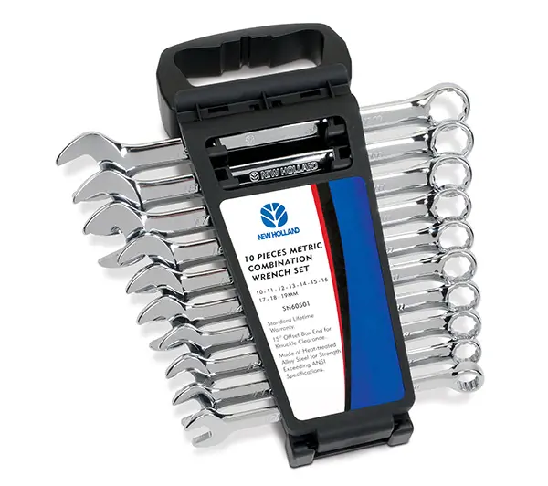 Image 1 for #SN60501 New Holland Combination Wrench Sets10-Piece Metric 10 to 19 MM Wrench Set