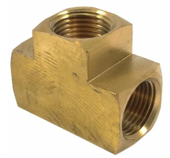 Image 2 for #F75364 Brass Tee, 3/8" NPT