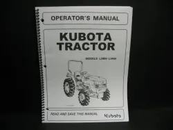 Kubota #TC220-19712  L2800/ L3400 Owners Manual 