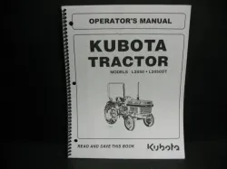 Kubota L2050/L2050DT Owners Manual Part #32400-19713