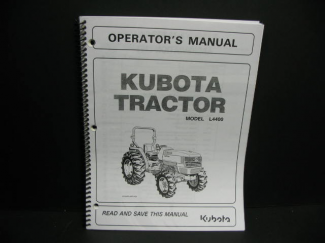 Kubota #TC230-19711 L4400DT/L4400F Owners Manual