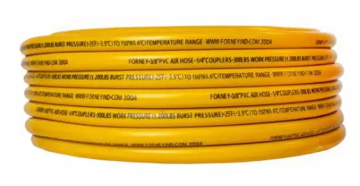 Image 3 for #F75415 Yellow PVC Air Hose, 3/8" x 100'