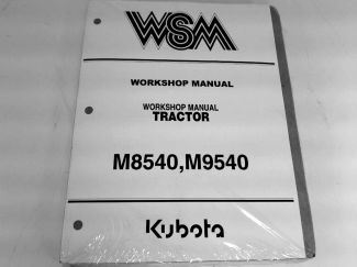 Kubota M8540 M9540  Work Shop Manual  Part #9Y011-13760