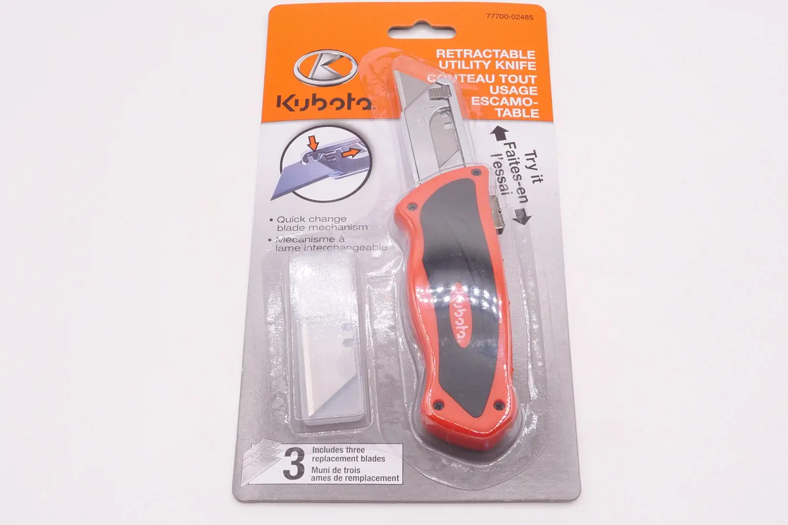 Image 1 for #77700-02485 Kubota Retractable Utility Knife