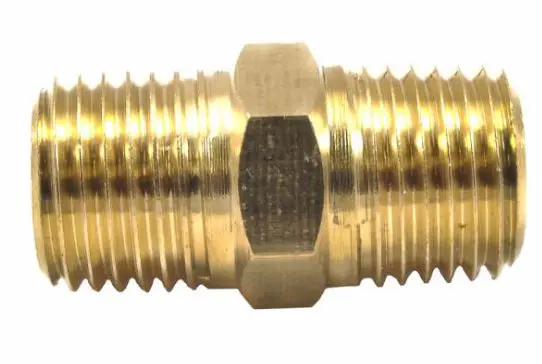 Image 1 for #F75448 Male Coupling, 1/4 in Male NPT