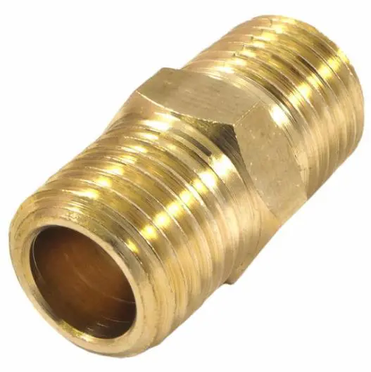 Forney #F75448 Male Coupling, 1/4 in Male NPT