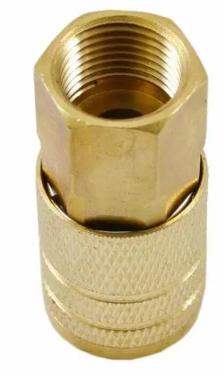 Image 3 for #F75479 Ind/Milton Style Coupler, 1/4 in x 3/8 in FNPT