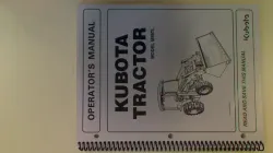 Kubota M59 TLB Operator's Manual Part #32791-19713