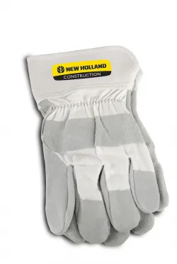New Holland #MN6950L Leather Palm Gloves Large Size, NH