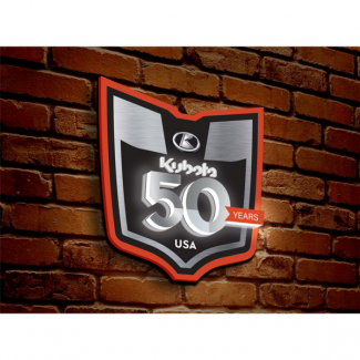 Kubota 50th Anniversary Logo LED Sign Part#613437
