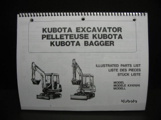 Kubota #68658-81294 KX101 (H) Parts  Manual