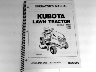 Kubota #K1042-71213  T1880 T2380 Operators Manual