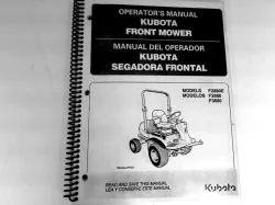 Kubota #K3611-62912 F2880 F2880E F3680 Operators Manual