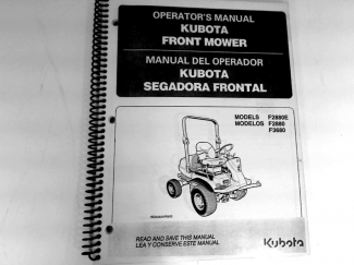 Kubota F2880 F2880E F3680 Operators Manual Part #K3611-62912