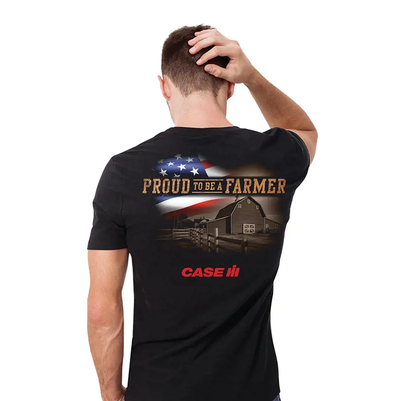 Image 2 for #IH04-4494 Case IH Proud To Be A Farmer T-Shirt