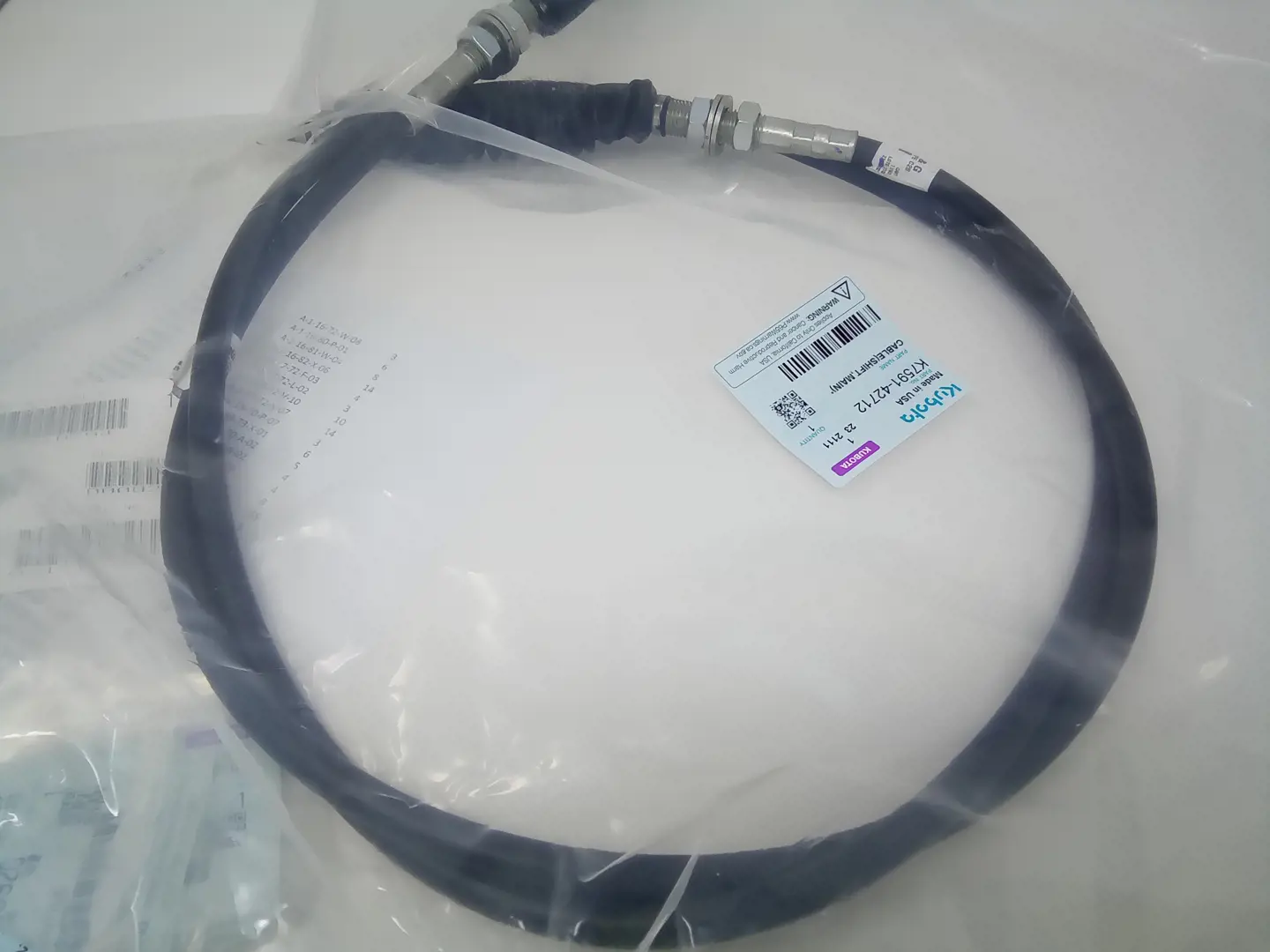 Image 4 for #K7591-42712 CABLE(SHIFT,MAIN