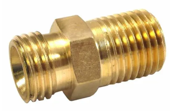 Image 1 for #F75537 Ball End Adapter, 1/4" MNPT x 1/4" MNPS