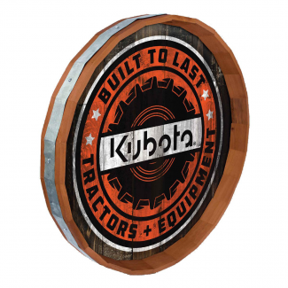 Kubota #KBT030 Kubota Wooden Barrel Top Decoration Piece