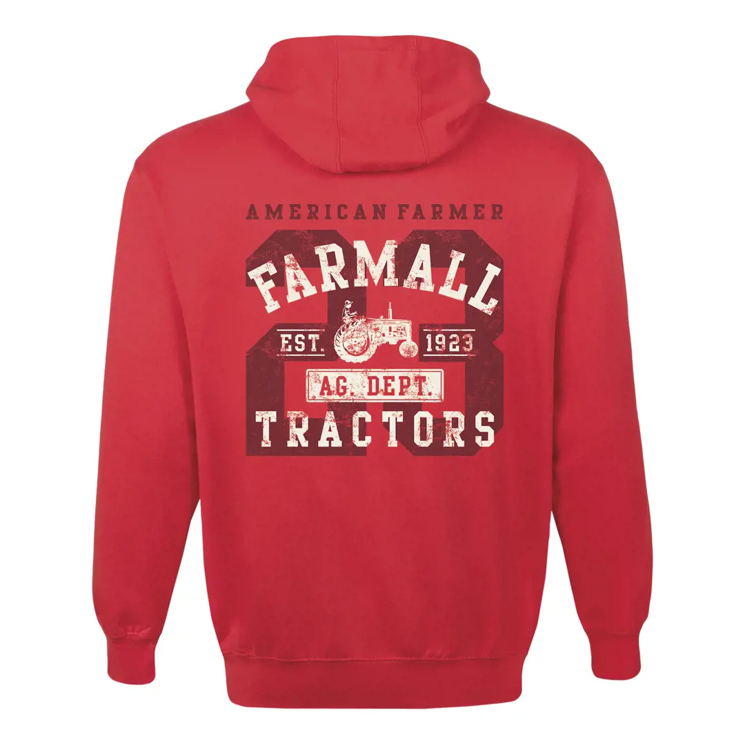 Image 2 for #D16578-G20052R Vintage Farmall Tractor Hoodie