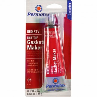 Automotive Supplies #PERM81160 High-Temp Red RTV Silicone Gasket Maker