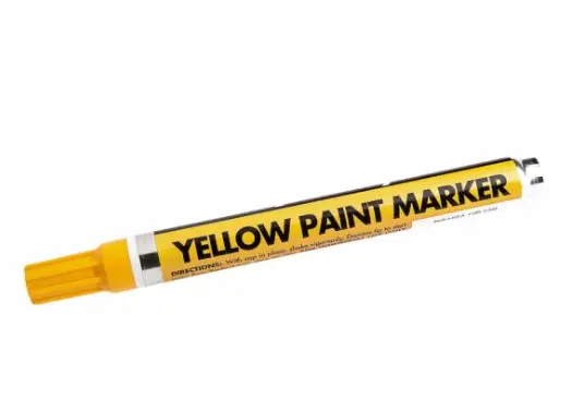 Image 1 for #F70822 Yellow Paint Marker