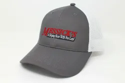 Messicks Apparel #SWM-600 Messick's Structured Charcoal/White Cap
