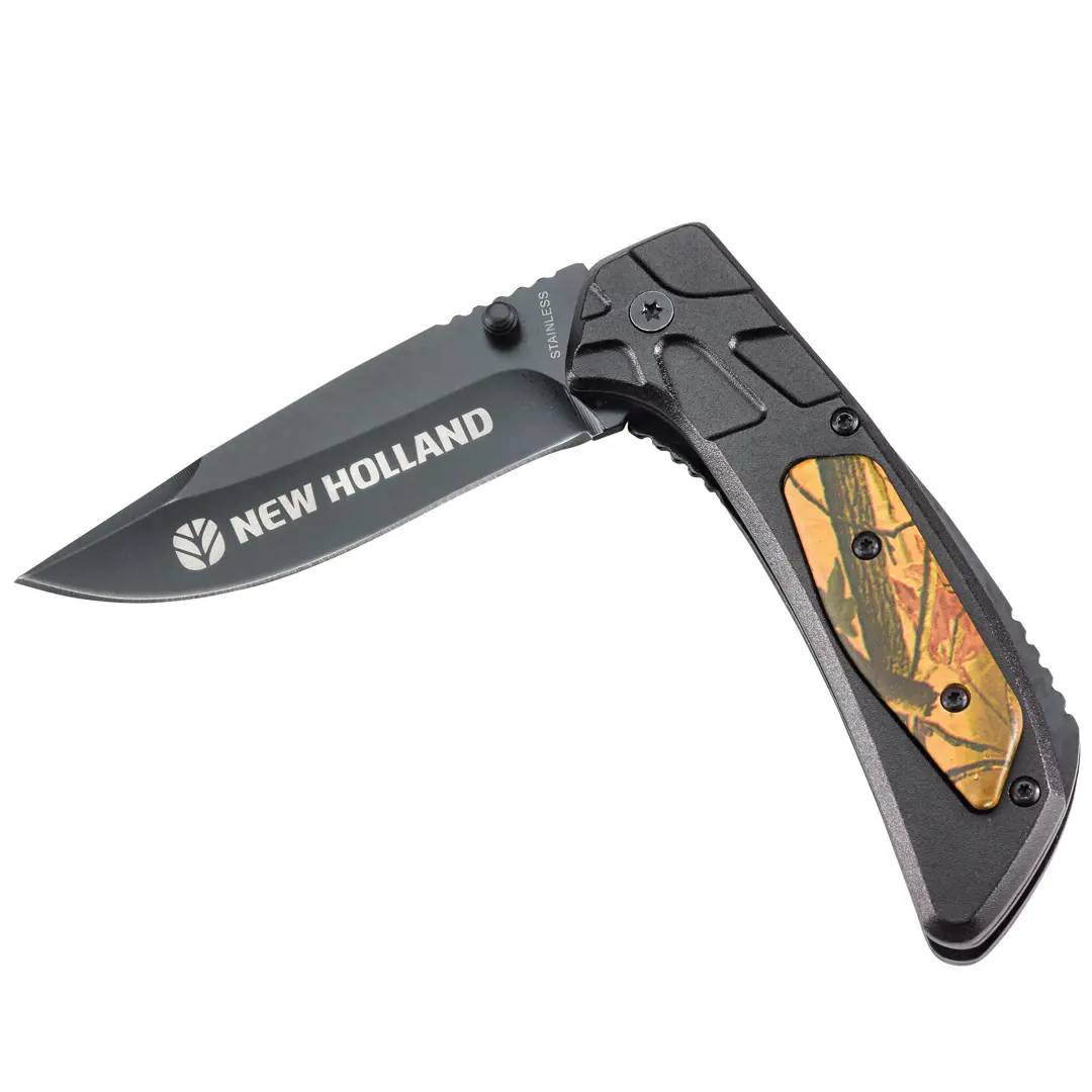 Image 1 for #288621 New Holland Camo Pocket Knife