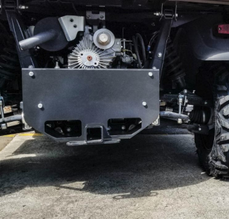 Orange Aftermarket #HW-XSE SKID PLATE AND RECEIVER HITCH EXTENSION FOR THE KUBOTA RTV-X SERIES