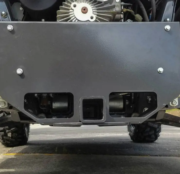 Image 2 for #HW-XSE SKID PLATE AND RECEIVER HITCH EXTENSION FOR THE KUBOTA RTV-X SERIES