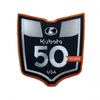 Kubota #KBTF011 Kubota 50th Anniversary Velcro Patch
