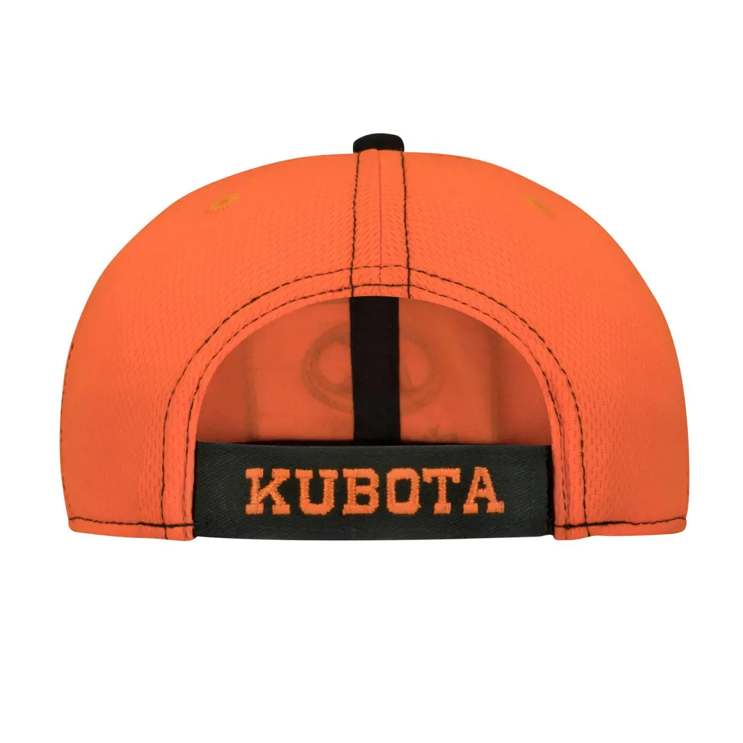 Image 2 for #KT17A-H13 Kubota Youth Orange Patch Cap