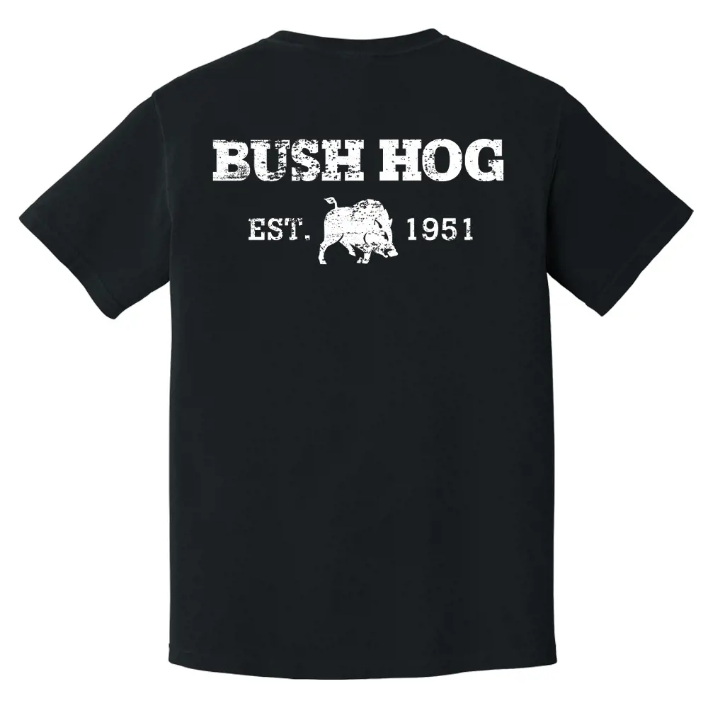Image 3 for #19VBH1290 Bush Hog Vintage Black T-Shirt