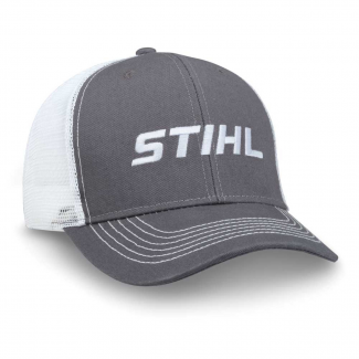 Stihl Gray & White Mesh Back Cap Part #8403027