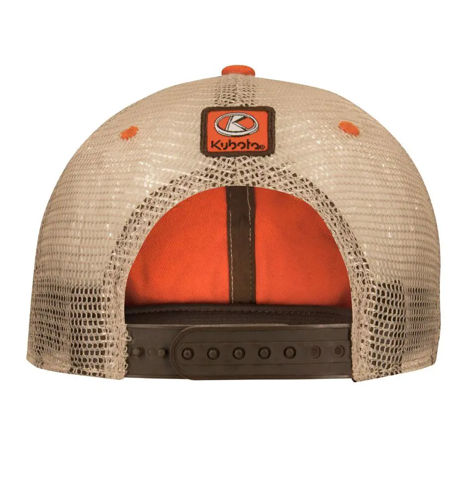 Image 2 for #KT17A-H45 Kubota Old School Faded Trucker Cap