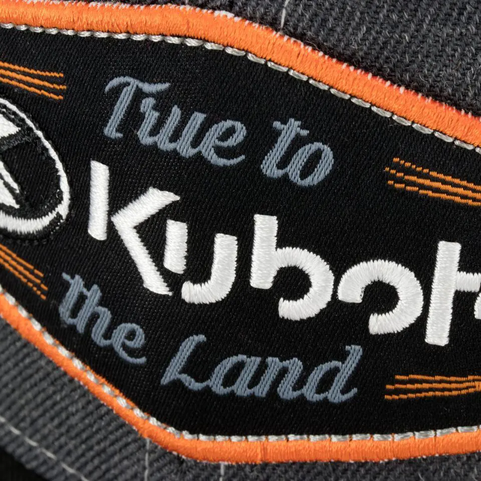 Image 3 for #KT17A-H50 Kubota True to the Land Black Heather Cap